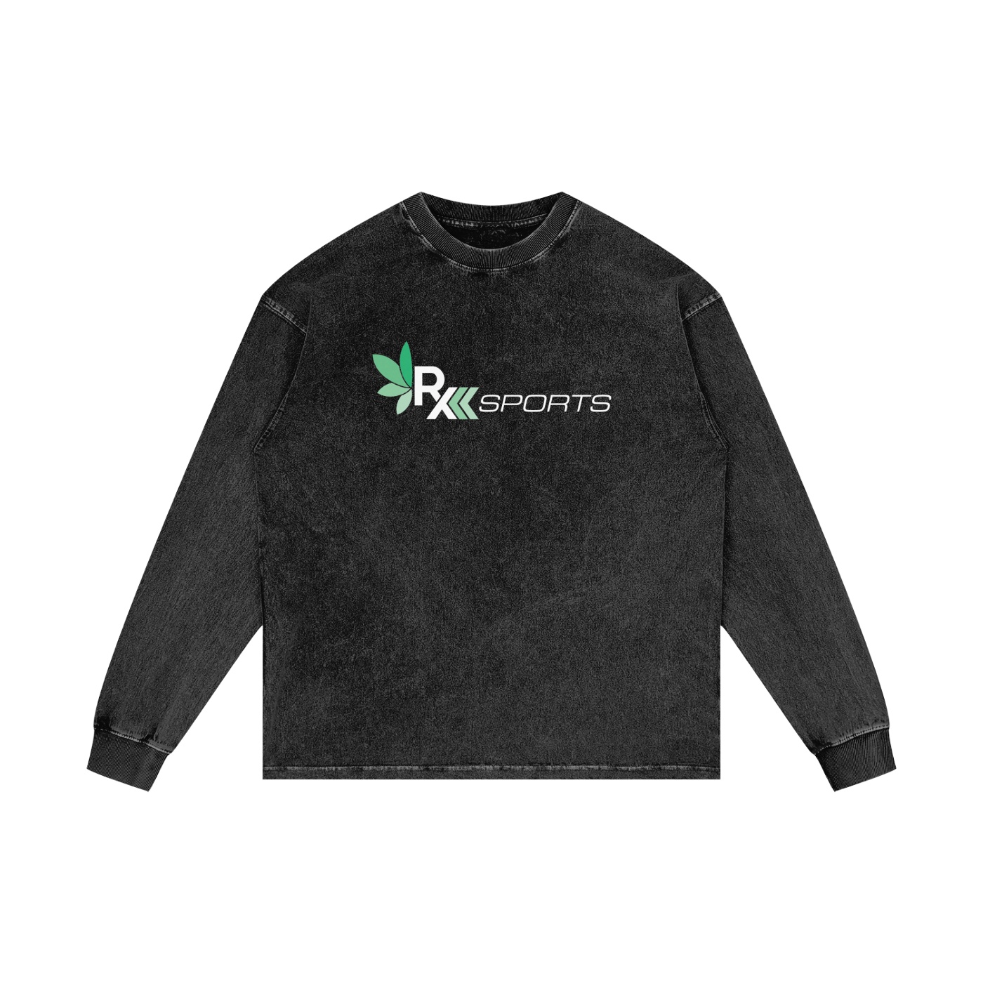 Acid Wash Oversize Long Sleeve T-Shirt