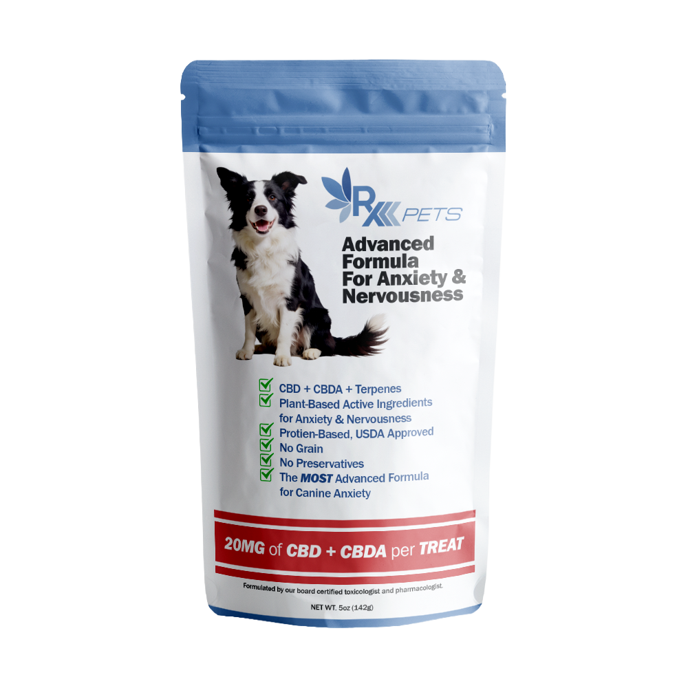 CBD + CBDA Dog Treats for Anxiety and Nerves (Pre-Order)